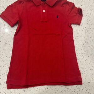 Ralph Lauren Polo shirt for boys, size 5 in red